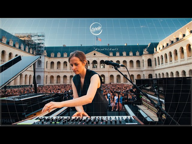 Hania Rani live at Invalides, in Paris, France for Cercle class=