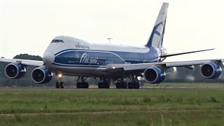 Airbridgecargo Boeing 747-8F Take Off At Amsterdam Airport Schiphol