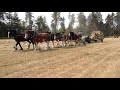 Baling hay without engine