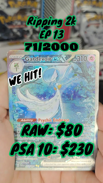 Pokemon Opening 2000 Packs Episode 13 71/2000  (SIR PULL/HIT) #pokemon #shorts