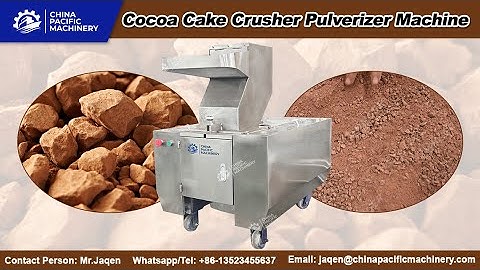 Small Scale Plant Cocoa Processing Machine|Cocoa Cake Pulverizer Machine|Cocoa Powder Making Machine
