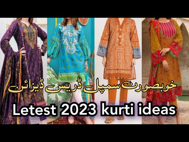 Latest Summer Lawn Kurta Designs 2024-2025 Stitching Styles