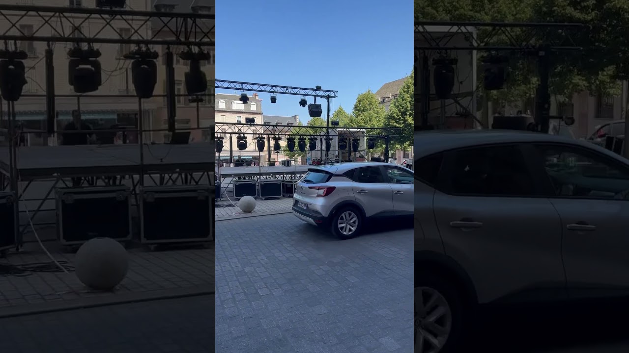 RODEZ Préparation de fêtes de la musique,centre-ville 