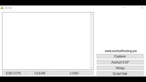 Asshurt/Sirhurt TRIAL - Full Lua Executor (Script hub, and more)