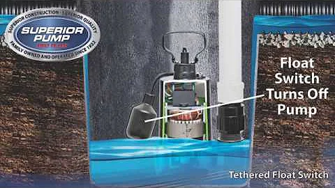 How does a tethered float switch work - Superior Pump