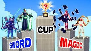 SUPER TOURNAMENT of ALL SWORD vs ALL MAGIC UNITS | TABS - Totally Accurate Battle Simulator