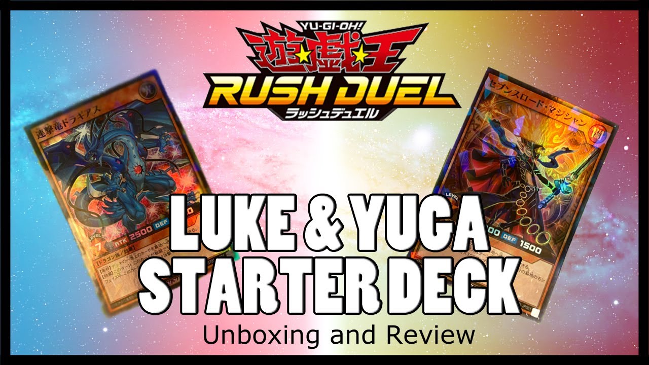 [Rush Duel] Luke & Yuga Starter Decks :: Double Pack Unboxing