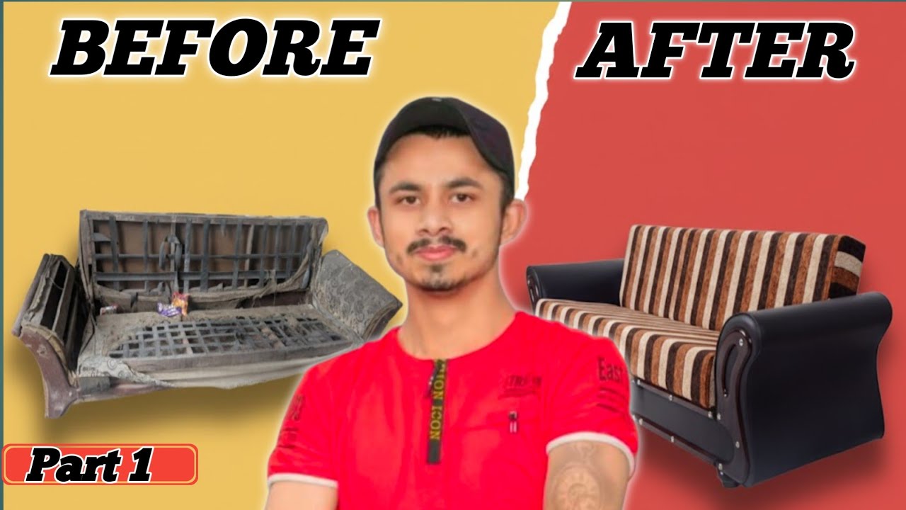 Old Sofa Makeover ideas | Old sofa Transformation| old sofa repair | old sofa poshish|diy couch make