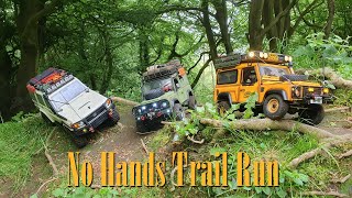 RC Overland "No Hands" Trail Run #rccrawler #traxxas