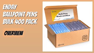 REVIEW (2026): Enday Ballpoint Pens Bulk 400 Pack. Features