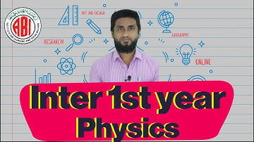 Physics_ Inter 1st year | Chapter-1 | Physical World |Part-03