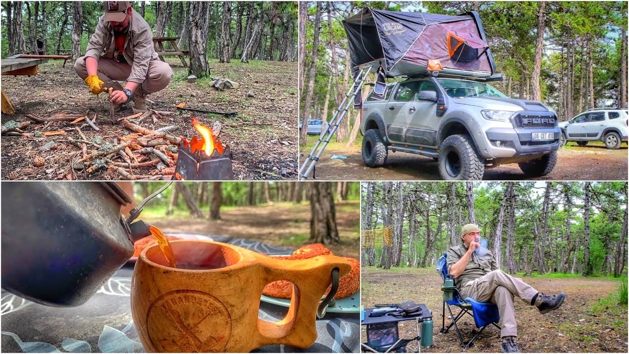 SURPRISE CAMPING ONE NIGHT IN THE DESOLATE FOREST OWL