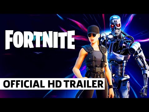 Sarah Conner and the T-800 Arrive in Fortnite Through the Zero Point