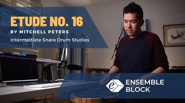 Etude #16 by Mitchell Peters, Intermediate Snare Drum Studies