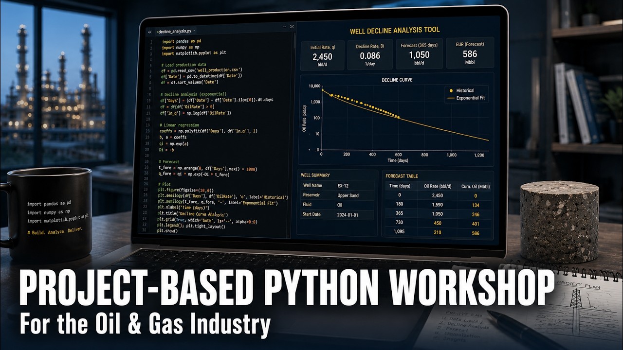 Unlocking Potential  Project Based Python Workshop for the Oil & Gas Industry Day 1