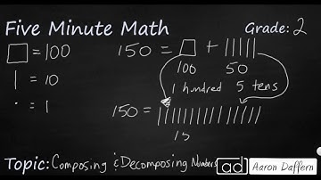 2nd Grade Math Composing and Decomposing Numbers