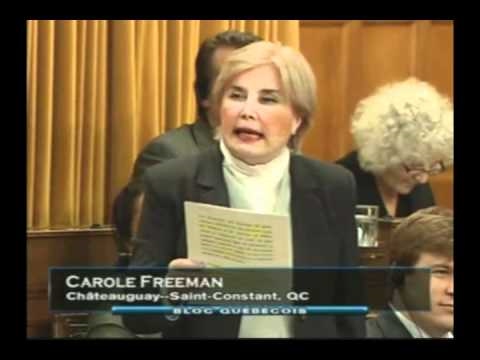 Mme Carole Freeman dfend les services postaux en milieu rural
