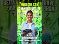 #EnglishCanChangeYourLife#SpeakEnglish#LearnEnglish#EnglishMotivation#EnglishSpeaking