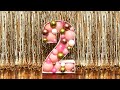 How to make a balloon number mosaic 🎈-  Sugarella Sweets Party