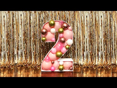 DIY: How to Make Balloon Numbers • hey, it's jenna