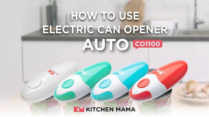 Kitchen Mama Electric Can Opener: Open Your Cans with A Simple