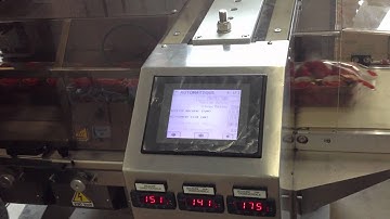 Squalo Flowpack Machine for strawberry 500gr.