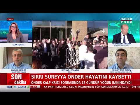 Çok daha ağır bir üzüntü yarattı - #sırrısüreyyaönder