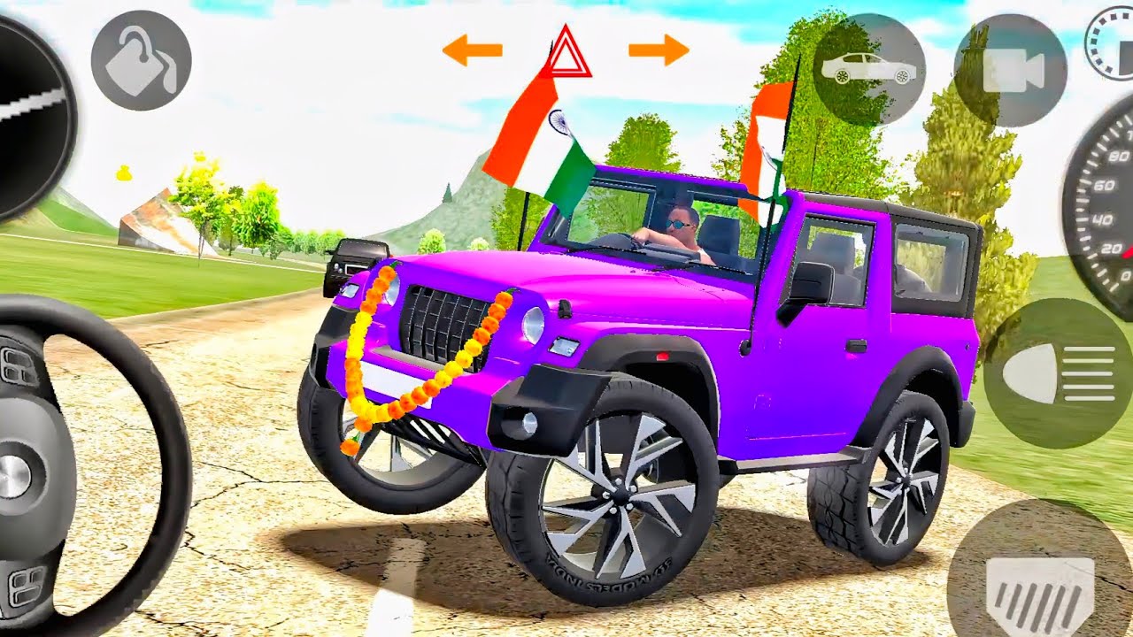 Modified Mahindra Thar😈Games:Indian Purple Thar (Gadi Wala Games) Car Game Android Game - #2026