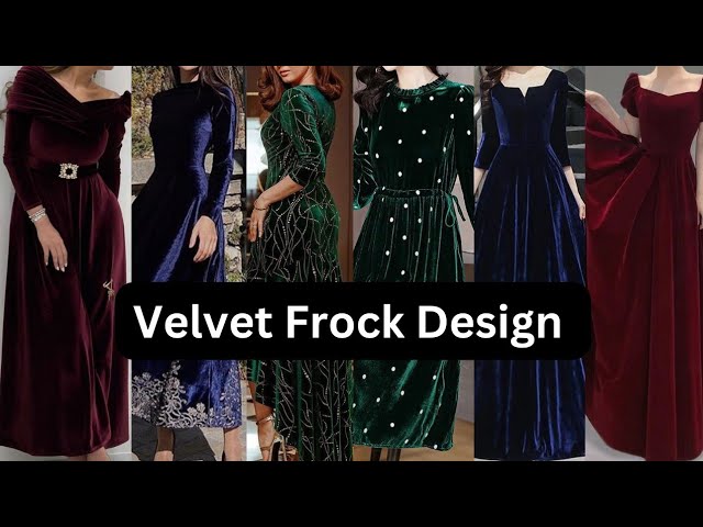 Maroon velvet dress design ideas // red velvet dress designs in Pakistan 