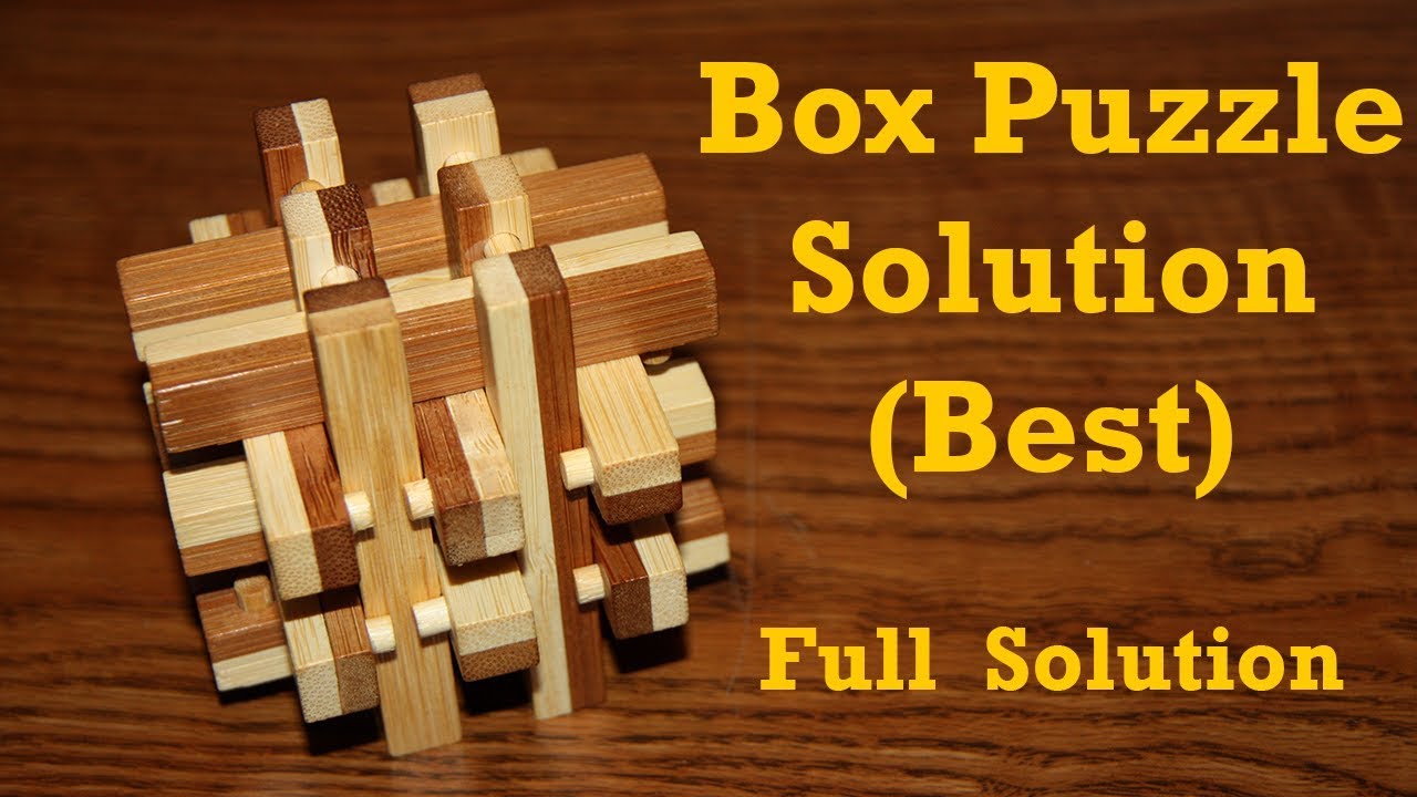 Box Puzzle Solution Best Youtube