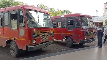 Kinwat Msrtc Bus Stand #msrtc #bus #travel #vehicles #transport #lalpari #nanded #kinwat #old #bs2 