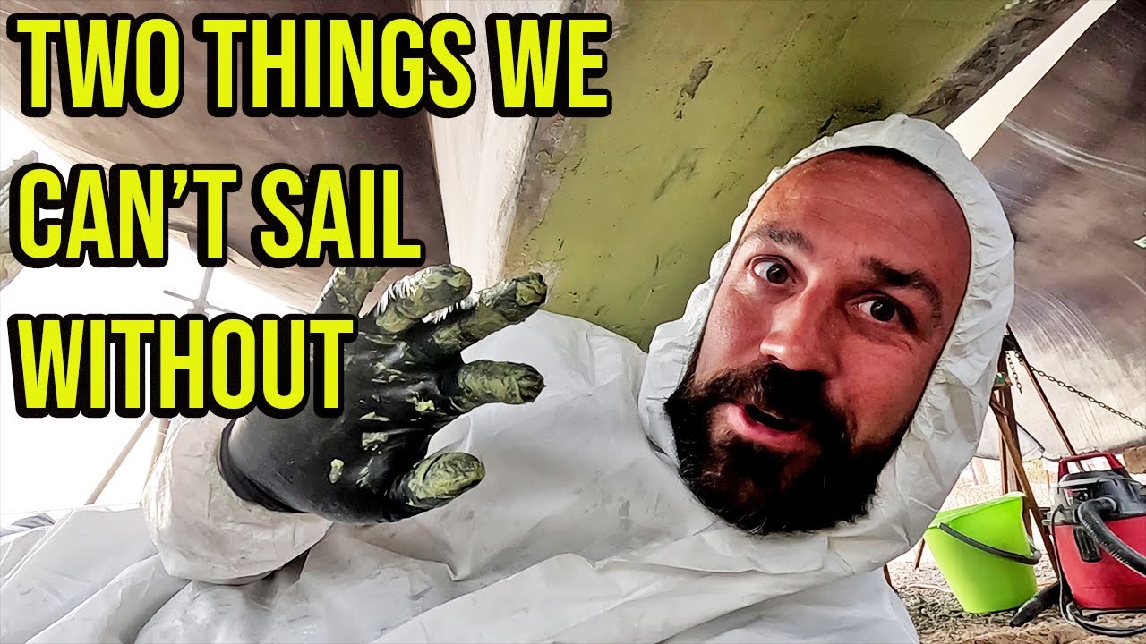 The Boatyard is Keel-ing Us: Fixing the Keel and Fitting the Rudder- Episode 102