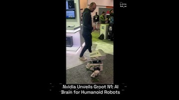 Nvidia Just Launched Groot N1—The AI Brain for Humanoid Robots! | #nvidia #jensenhuang #futuretech