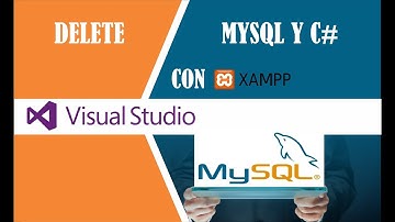 ELIMINAR DATOS DE MYSQL CON C# DELETE(PARTE 04)