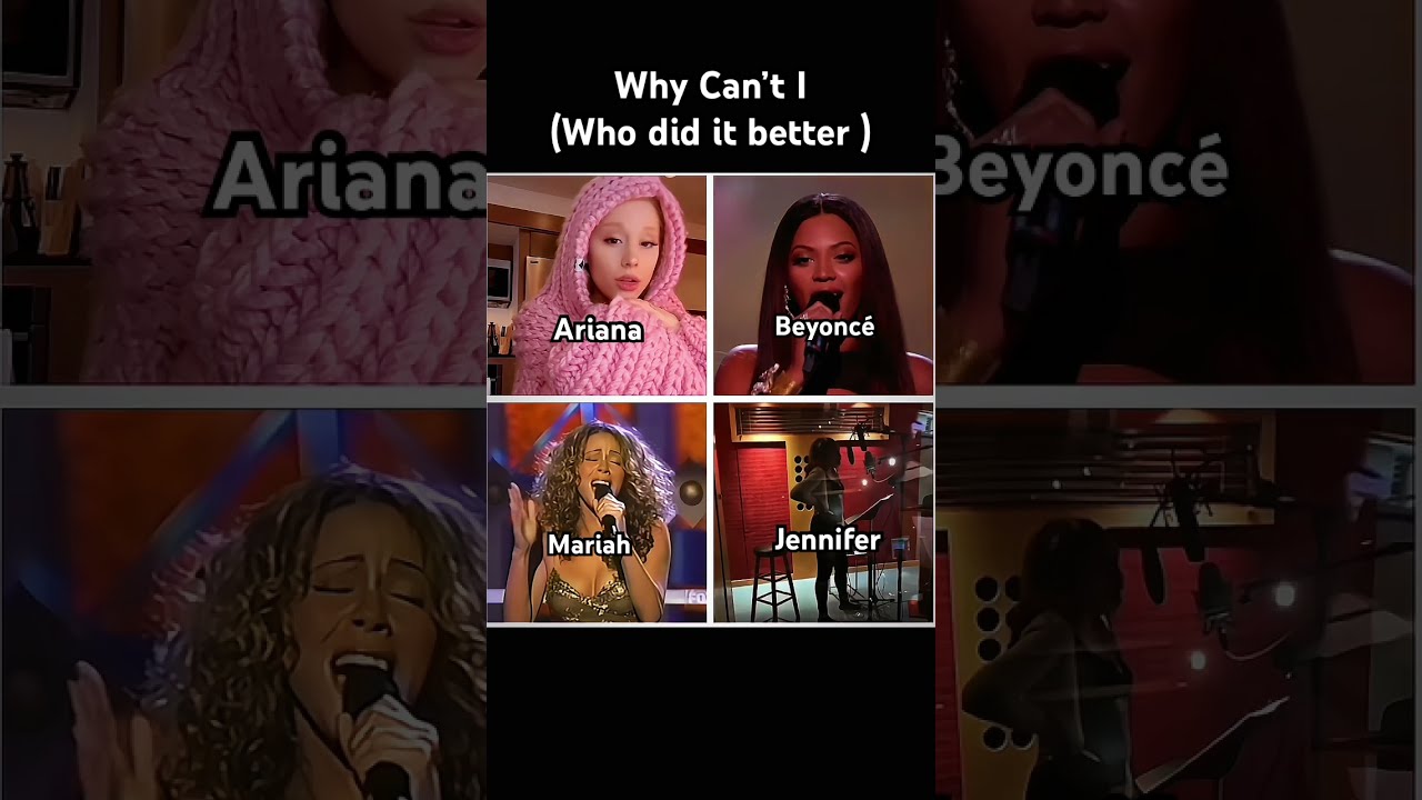 Who Did It Better Reels Arianagrande Beyonce Mariahcarey Jenniferhudson