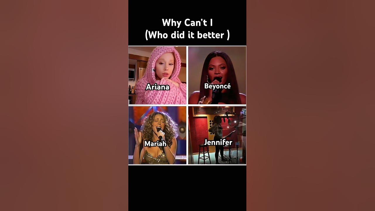 Who did it better #reels #arianagrande #beyonce #mariahcarey #jenniferhudson
