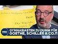 BERLIN: „Kapitulationserklärung!“ – Gymnasium setzt jetzt auf vereinfachte Ausgaben von Goethe &amp; Co.