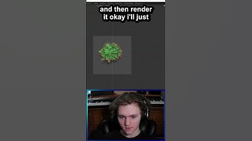 3D to Pixel Art Bushes #indiedev