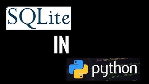 Sqlite database in python | connect database to python