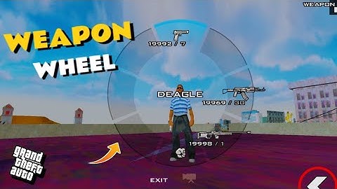 Weapon Wheel Mod || Gta Samp || Android
