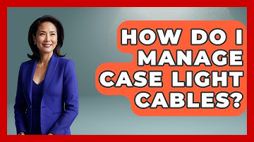 How Do I Manage Case Light Cables? - The Hardware Hub