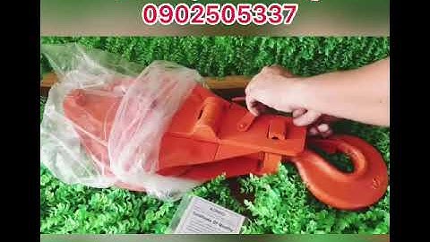 | REVIEW | PULY- RÒNG RỌC MÓC CẨU CHỐT MỞ BÊN HÔNG - 5 TẤN -  KONDOTEC NHẬT BẢN - MODEL 250DY X 1S