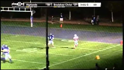 #22 Tyrone Gilbert picks up the fumble and runs it...