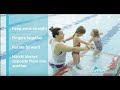 Swimming lessons for kids assisted front glides w kicking  freestyle arms