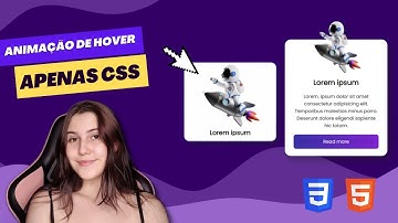 Como fazer uma animação com HOVER usando apenas HTML e CSS