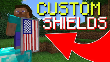 HOW TO GET CUSTOM SHIELDS IN MCPE 1.17! - Minecraft Bedrock Edition!