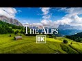   8k  the alps in 8k by drone  heaven of earth 8k ultra8k drone