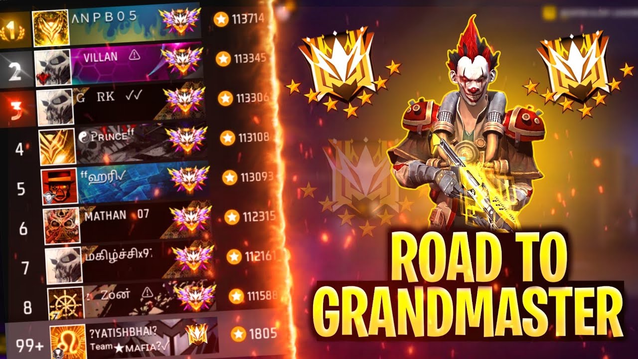 FREE FIRE LIVE NEW SEASON BR RANK PUSH TO TOP 1 AG- Garena Free Fire# ...