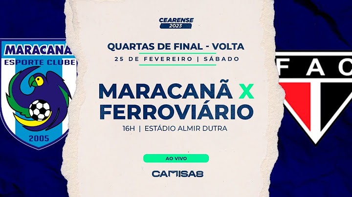 MARACANÃ X FERROVIÁRIO AO VIVO | COM IMAGENS | CAMPEONATO CEARENSE 2023
