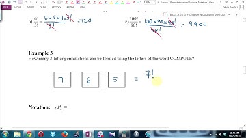 FMa12 4.2 Permutations and Factorial Notation